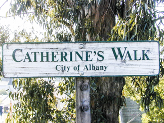 Catherine's Walk Sign