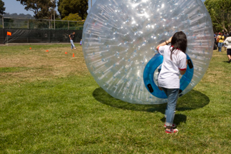 Memorial Day Park - Girl in Ball