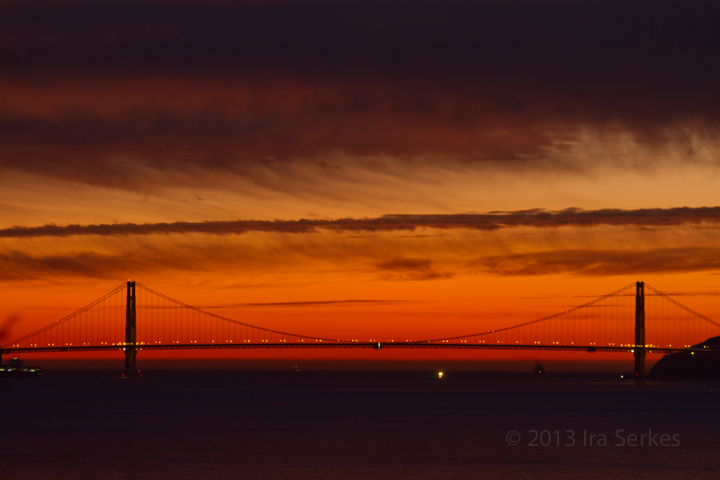 Albany Hill Golden Gate Bridge Sunset